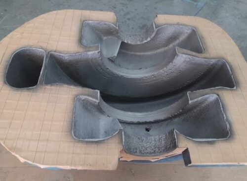 PUMP CASING AFTER BLASTING